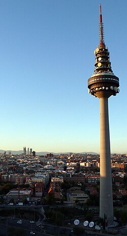 Torrespaña, centro de emisión de TVE