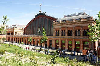Estación de Atocha de Madrid, que albergó una checa gestionada por milicias ferroviarias.
