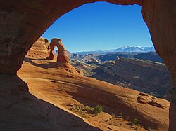 Arco Delicado en el parque nacional de los Arcos