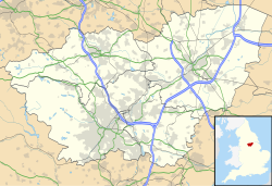 Ubicación de Sheffield en el condado de Yorkshire del Sur