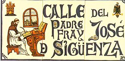 Placa del callejero de Sigüenza