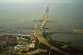 Afsluitdijk en Den Oever