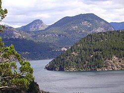 Lago Lácar en Argentina