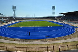 Instalaciones del Estadio Nacional de Jamaica dentro del Independence Park.