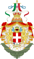 Escudo del Reino de Italia en su versión de 1890