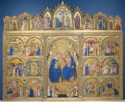 Retablo de la Coronación de la Virgen de Guariento di Arpo