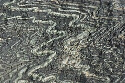 Serpentinita plegada en Austria