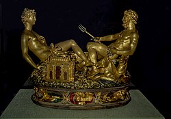 El Salero de Francisco I de Francia conservado en el Kunsthistorisches Museum de Viena.