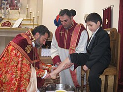 Ceremonia del Lavatorio de pies