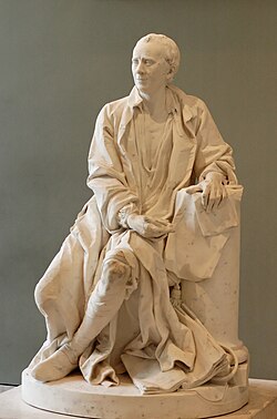 Retrato en mármol de Jean Le Rond d'Alembert