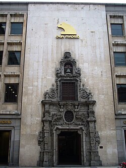 Fachada del antiguo Monte de Piedad