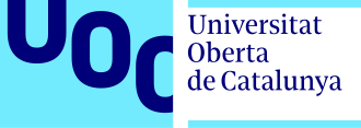 Logo o representación institucional de la Universidad Abierta de Cataluña