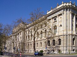 Edificio emblemático de la Universidad de Leipzig