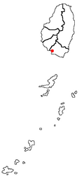 Detalle geográfico y administrativo de Kingstown
