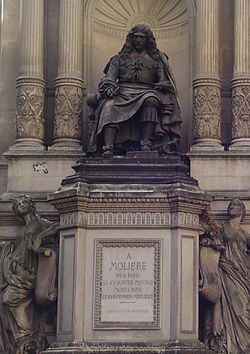 Estatua de Molière en París