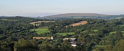 Paisaje de bocage en Bretaña