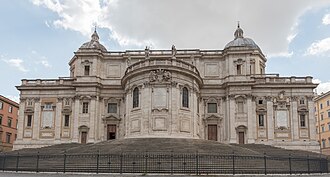 Vista exterior del ábside de Santa María la Mayor