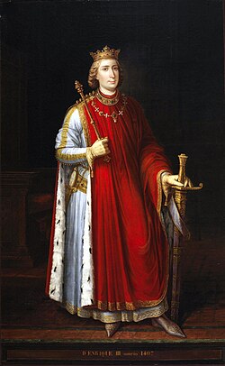 Retrato e información biográfica de Enrique III de Castilla