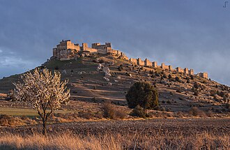 Vista general del Castillo de Gormaz