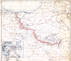 Mapa del Tratado de Sèvres
