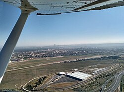 Vista aérea Aeropuerto Madrid-Cuatro Vientos