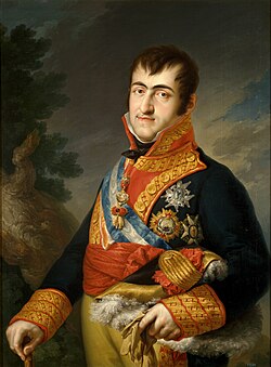Retrato de Fernando VII de España por Vicente López Portaña