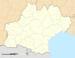 Mapa de localización de Bañeras de Luchón en Occitania