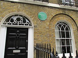 Casa en Londres donde vivió Orwell