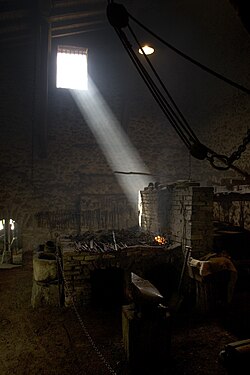 Taller de la Ferrería de El Pobal en Vizcaya