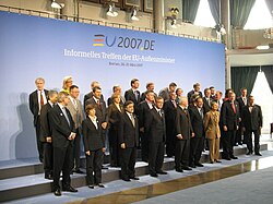 Reunión de los ministros de Exteriores de la UE en Bremen.
