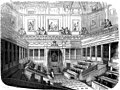 El aula del Senado en 1848
