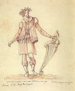 Jacopo Peri en el papel de Arión