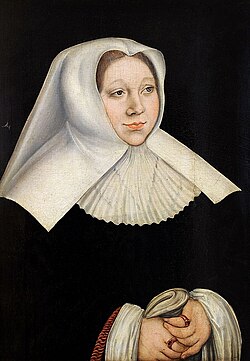 Retrato de Margarita de Austria con indumentaria de viuda