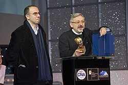 Giuseppe Tornatore junto a Leo Gullotta