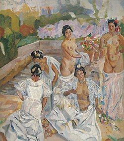 Obra El baño (Sevilla) de Francisco Iturrino
