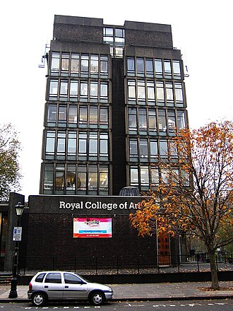 Edificio representativo de la Royal College of Art