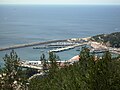 Vista del puerto de abrigo en Sesimbra