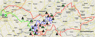 Ciclistas durante la E3 Harelbeke 2018