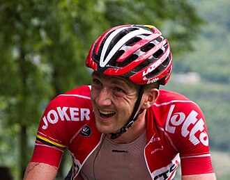Jurgen van den Broeck durante el Giro de Italia