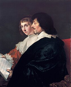 Retrato doble de Susanna van Baerle y Constantijn Huygens por Jacob van Campen