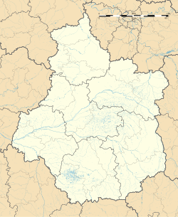Mapa de localización de Amboise en la región Centro-Valle de Loira