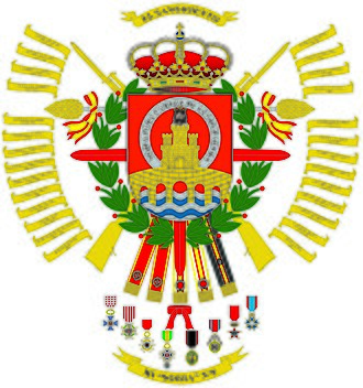 Insignia y escudo del Regimiento Soria n.º 9