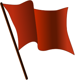Bandera roja clásica del socialismo