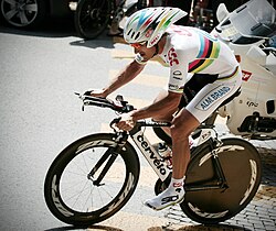 Fabian Cancellara, ciclista con cuatro títulos mundiales de contrarreloj