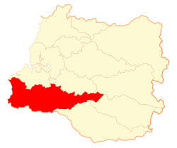 Mapa de ubicación de La Unión