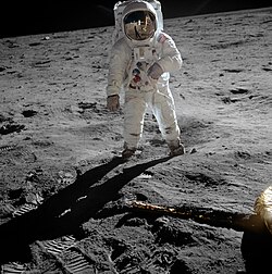 Buzz Aldrin en la Luna