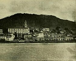 Vista histórica de la ciudad de Vitória en 1903