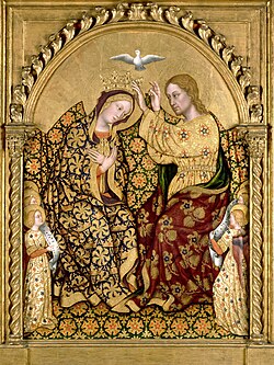 Gentile da Fabriano, Coronación de la Virgen, hacia 1422-25