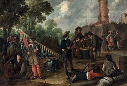 Campamento militar de los tercios españoles