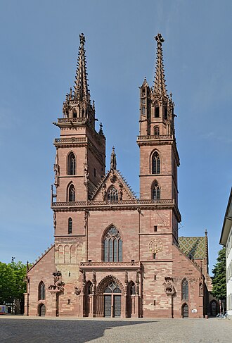 Fachada de la Catedral de Basilea